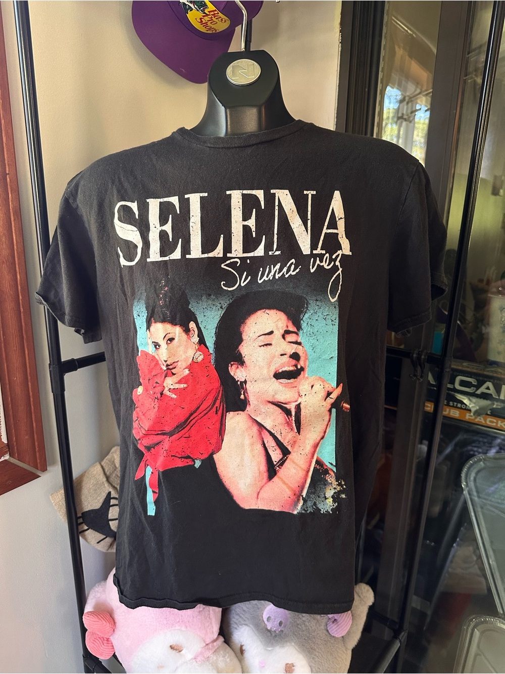 🔥3 for $15 Black Selena Graphic Short Sleeve Tee
